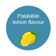 Palatable lemon flavour